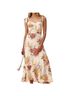 Reformation Floral Multi Color Cocktail Dress Size 0 - photo 1