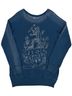Free People Solid Blue Sweatshirt Size M - photo 6