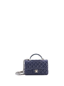 Chanel Classic Single Flap Top Handle Bag Quilted Lambskin Mini (view 1)