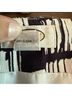 Talbots 100% Cotton 100% Polyester Print Black White Casual Skirt Size 8 - photo 6