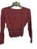 Altar'd State 100% Rayon Floral Multi Color Long Sleeve Blouse Size XS - photo 9