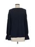 Ann Taylor Blue Long Sleeve Blouse Size M - photo 2