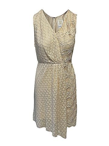 Anna Sui Anna Sui Lace Dress in Cream Polyester (view 1)
