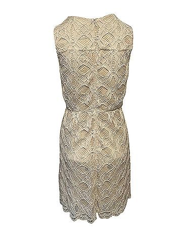 Anna Sui Anna Sui Lace Dress in Cream Polyester (view 2)