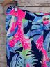 Lilly Pulitzer Floral Pink Blue Casual Pants Size 10 - photo 4