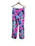Lilly Pulitzer Floral Pink Blue Casual Pants Size 10 - photo 2