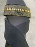 Ros Hommerson Black Gold Sandals Size 9 1/2 - photo 12