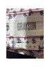 Grayson 100% Cotton White Red Blue Button-Down Shirt Size S - photo 3