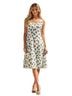 Ronni Nicole Polka Dots White Green Casual Dress Size 8 - photo 1
