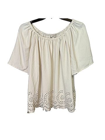 Ann Taylor LOFT Short Sleeve Blouse (view 1)