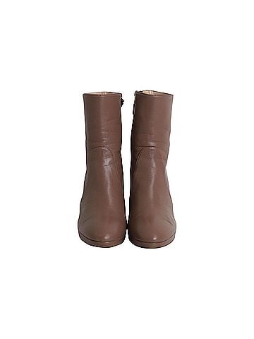Stuart Weitzman Stuart Weitzman Rosalind 90 Platform Ankle Boots in Brown Leather (view 2)