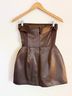 Amanda Uprichard Solid Brown Cocktail Dress Size XS - photo 6