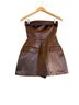 Amanda Uprichard Solid Brown Cocktail Dress Size XS - photo 2