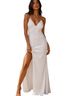 RESA 100% Polyester Solid White Cocktail Dress Size M - photo 1