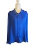 Laundry 100% Polyester Blue Button-Down Shirt Size XL - photo 1