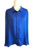 Laundry 100% Polyester Blue Button-Down Shirt Size XL - photo 2