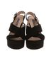 Stuart Weitzman Black Wedges Size 8 1/2 - photo 2