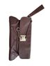 Zac Posen Brown Leather Clutch One size - photo 1