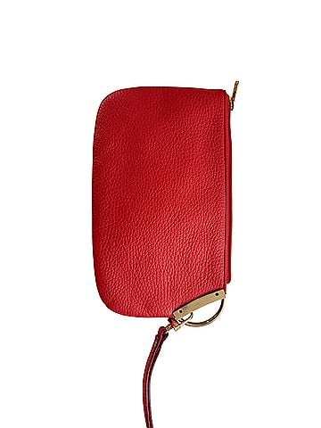 Prune Leather Clutch (view 1)