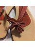Tommy Bahama 100% Leather Solid Red Tan Sandals Size 10 - photo 4