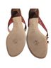 Tommy Bahama 100% Leather Solid Red Tan Sandals Size 10 - photo 2