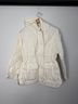 J.Crew 100% Recycled Polyester Solid White Jacket Size S - photo 5