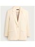 J.Crew 55% Cotton 43% Acetate 2% Elastane 100% Polyester Ivory Jacket Size XL - photo 5
