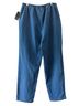 Denim & Co Blue Casual Pants Size L - photo 2