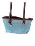 Brighton Paisley Blue Leather Tote One size - photo 4