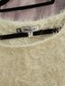 Jennifer Lopez 91% Nylon 6% Polyester 3% Other 100% Polyester White Pullover Sweater Size M - photo 3