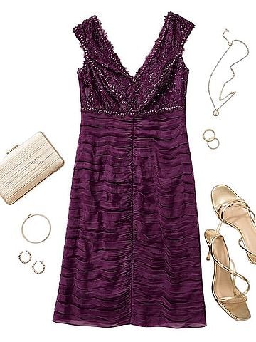 Tadashi Shoji Tadashi Collection Beaded Lace Cocktail Dress Cocktail Dress (view 1)