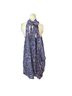 Marc Jacobs 100% Silk Paisley Blue Purple Cocktail Dress Size 0 - photo 2