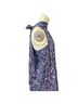 Marc Jacobs 100% Silk Paisley Blue Purple Cocktail Dress Size 0 - photo 5