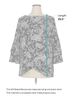 Apt. 9 97% Polyester 3% Spandex 100% Polyester Floral Black White 3/4 Sleeve Blouse Size XL - photo 5