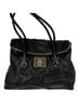 B Makowsky 100% Leather Black Purple Shoulder Bag One size - photo 1