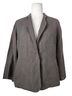 Eileen Fisher 100% Linen Gray Brown Jacket Size L (petite) - photo 1