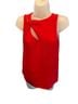 Naked Zebra Red Sleeveless Top Size S - photo 1
