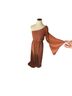 Alythea 100% Polyester Solid Brown Casual Dress Size M - photo 1