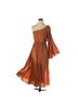 Alythea 100% Polyester Solid Brown Casual Dress Size M - photo 4