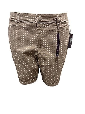 Gloria Vanderbilt Gabrielle Khaki Shorts (view 1)
