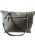 Coach 100% Leather Print Brown Black Leather Tote One size - photo 2