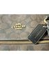 Coach 100% Leather Print Brown Black Leather Tote One size - photo 7