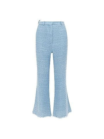 Oscar De La Renta Oscar De La Renta tweed high waisted cropped pants (view 1)