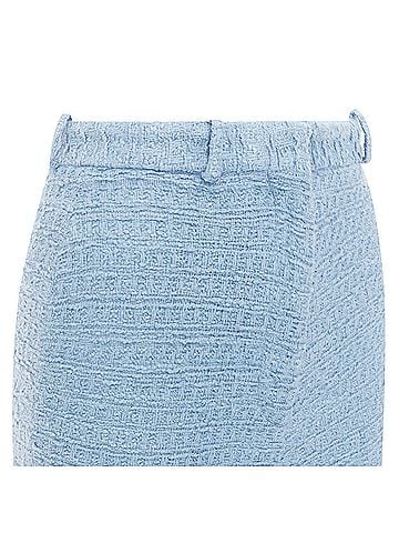 Oscar De La Renta Oscar De La Renta tweed high waisted cropped pants (view 2)
