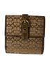Coach Print Brown Tan Wallet One size - photo 1