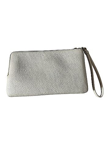 Coach Double-Zip Wristlet Leather Wristlet (view 2)