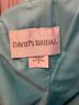 David's Bridal 100% Polyester Blue Cocktail Dress Size 4 - photo 4