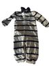 Ralph Lauren Stripes Gray Blue Jumpsuit Size 12 - photo 1
