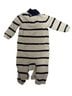 Ralph Lauren Stripes Gray Blue Jumpsuit Size 12 - photo 2