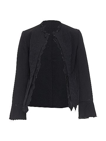 Comme des Garçons Comme Des Garcons lace mousseline cropped jacket (view 1)
